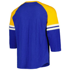 Milwaukee Brewers Mitchell & Ness Cooperstown Collection Legendary Raglan Slub Henley 3/4-Sleeve T-Shirt - MLB