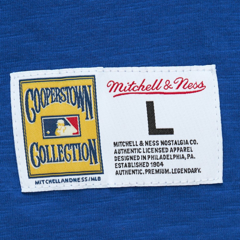 Atlanta Braves Mitchell & Ness Cooperstown Collection Legendary Raglan Slub Henley 3/4-Sleeve T-Shirt - MLB