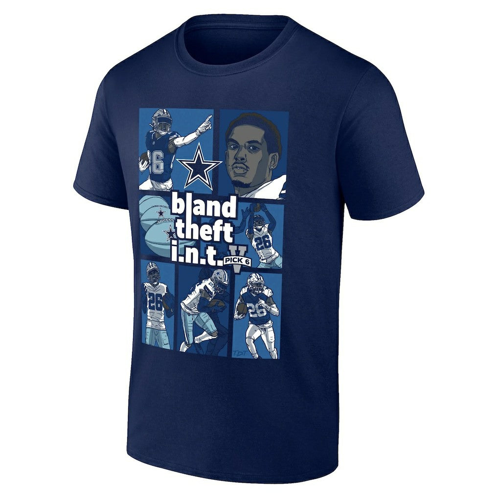 DaRon Bland Dallas Cowboys Pick Six T-Shirt Navy | Fanatics