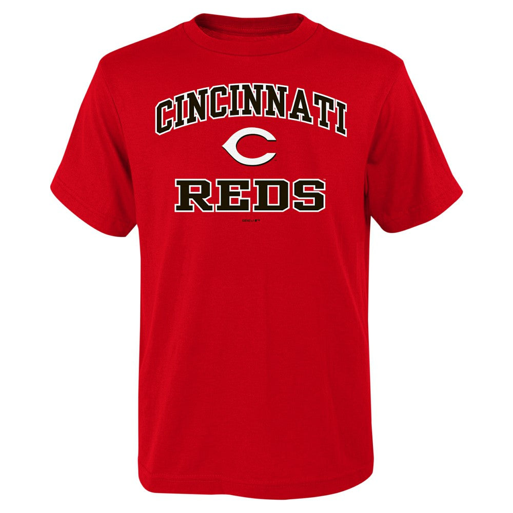 Cincinnati Reds Youth Heart & Soul T-Shirt - MLB