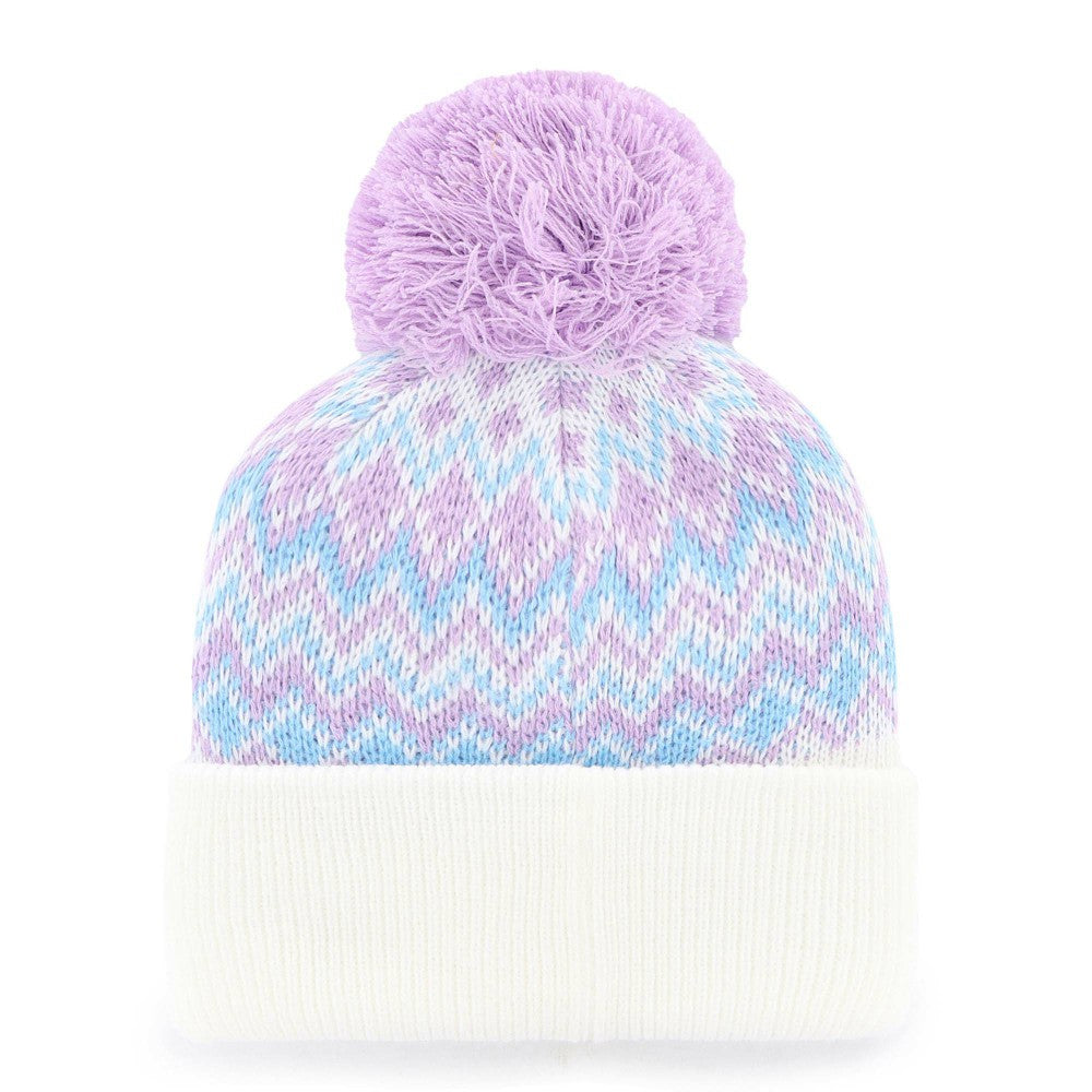 Los Angeles Angels '47 Girls Youth Elsa Cuffed Knit Hat with Pom   - MLB