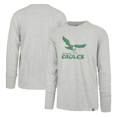 Philadelphia Eagles '47 Premier Franklin Long Sleeve T-Shirt Gray | 47 brand
