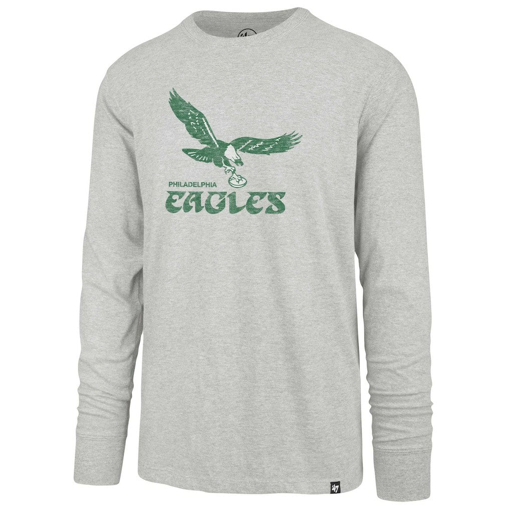 Philadelphia Eagles '47 Premier Franklin Long Sleeve T-Shirt Gray | 47 brand