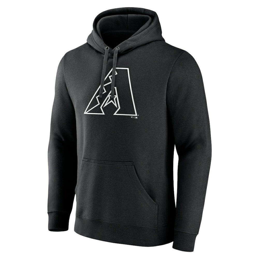 Arizona Diamondbacks Monochrome Personalized Name & Number Pullover Hoodie - MLB