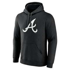 Atlanta Braves Monochrome Personalized Name & Number Pullover Hoodie - MLB
