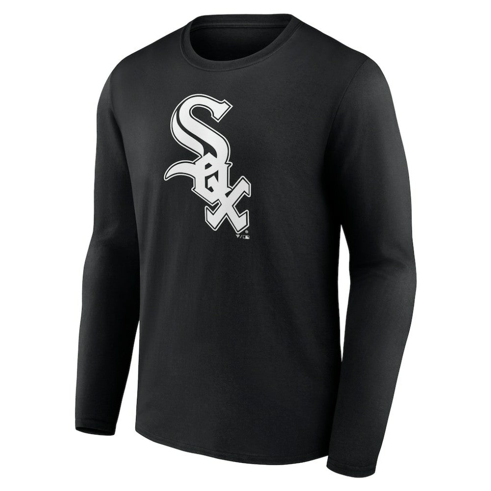 Chicago White Sox Monochrome Personalized Name & Number Long Sleeve T-Shirt - MLB