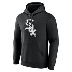 Chicago White Sox Monochrome Personalized Name & Number Pullover Hoodie - MLB