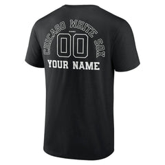 Chicago White Sox Monochrome Personalized Name & Number T-Shirt - MLB