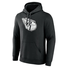 Cleveland Guardians Monochrome Personalized Name & Number Pullover Hoodie - MLB