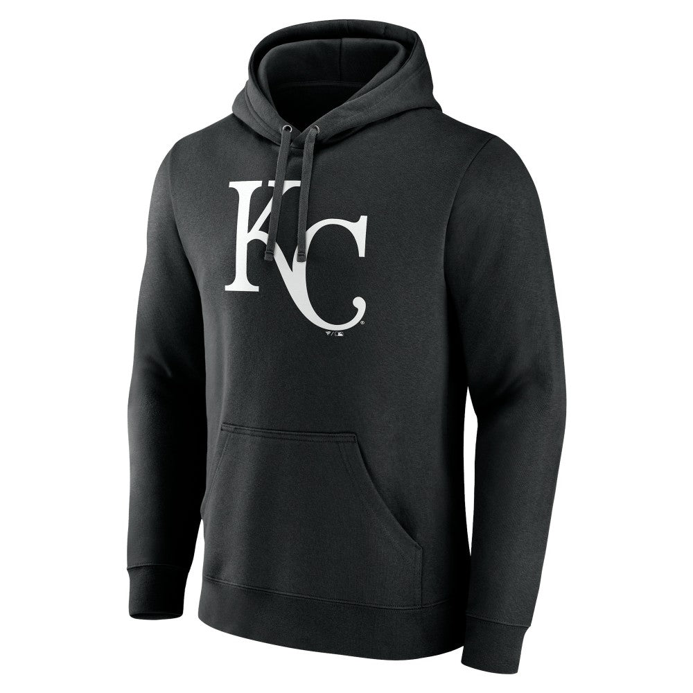 Kansas City Royals Monochrome Personalized Name & Number Pullover Hoodie - MLB