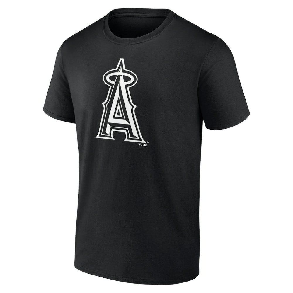 Los Angeles Angels Monochrome Personalized Name & Number T-Shirt - MLB