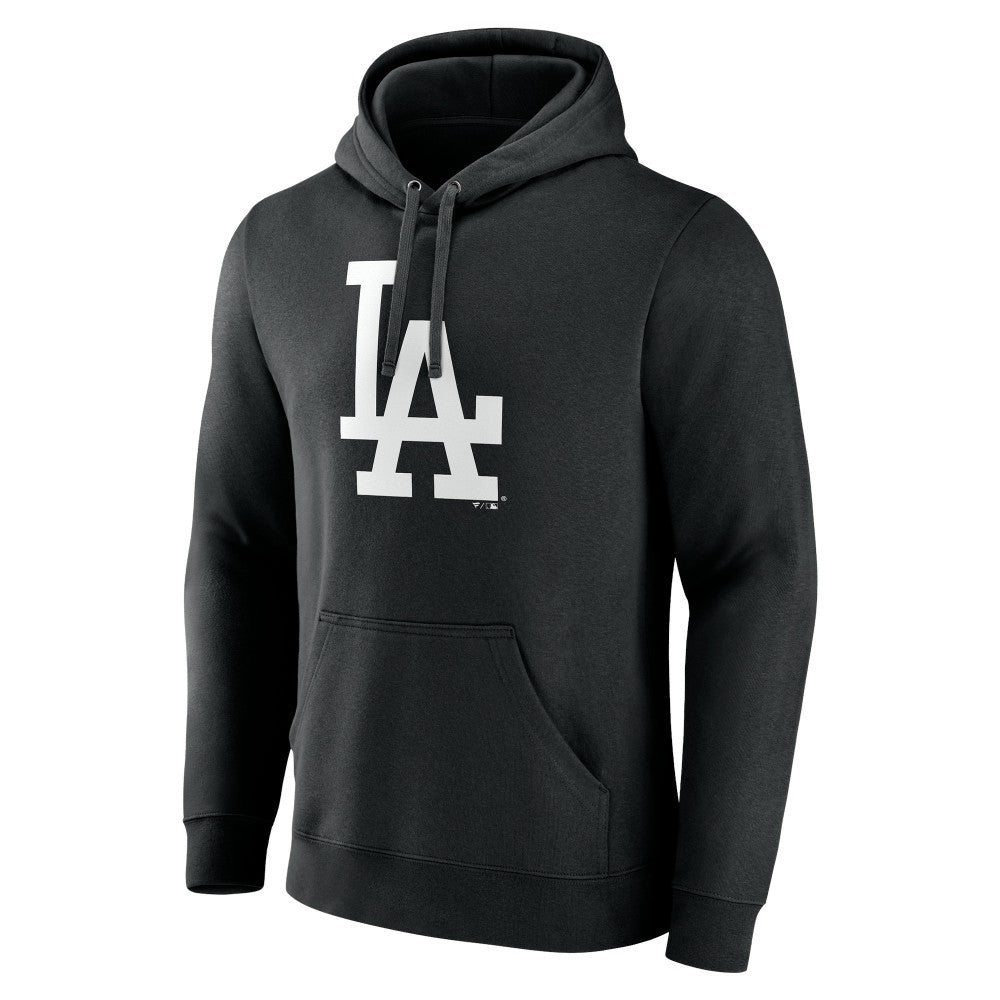 Los Angeles Dodgers Monochrome Personalized Name & Number Pullover Hoodie - MLB