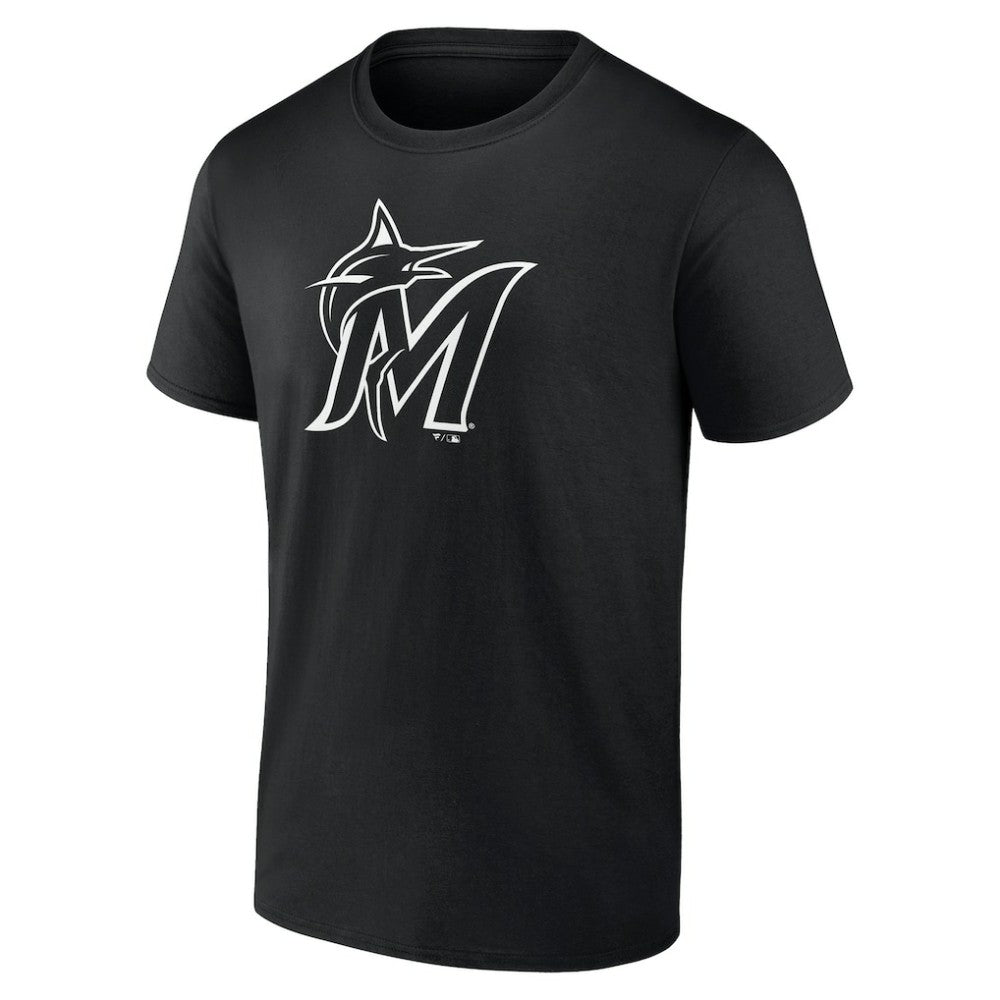 Miami Marlins Monochrome Personalized Name & Number T-Shirt - MLB