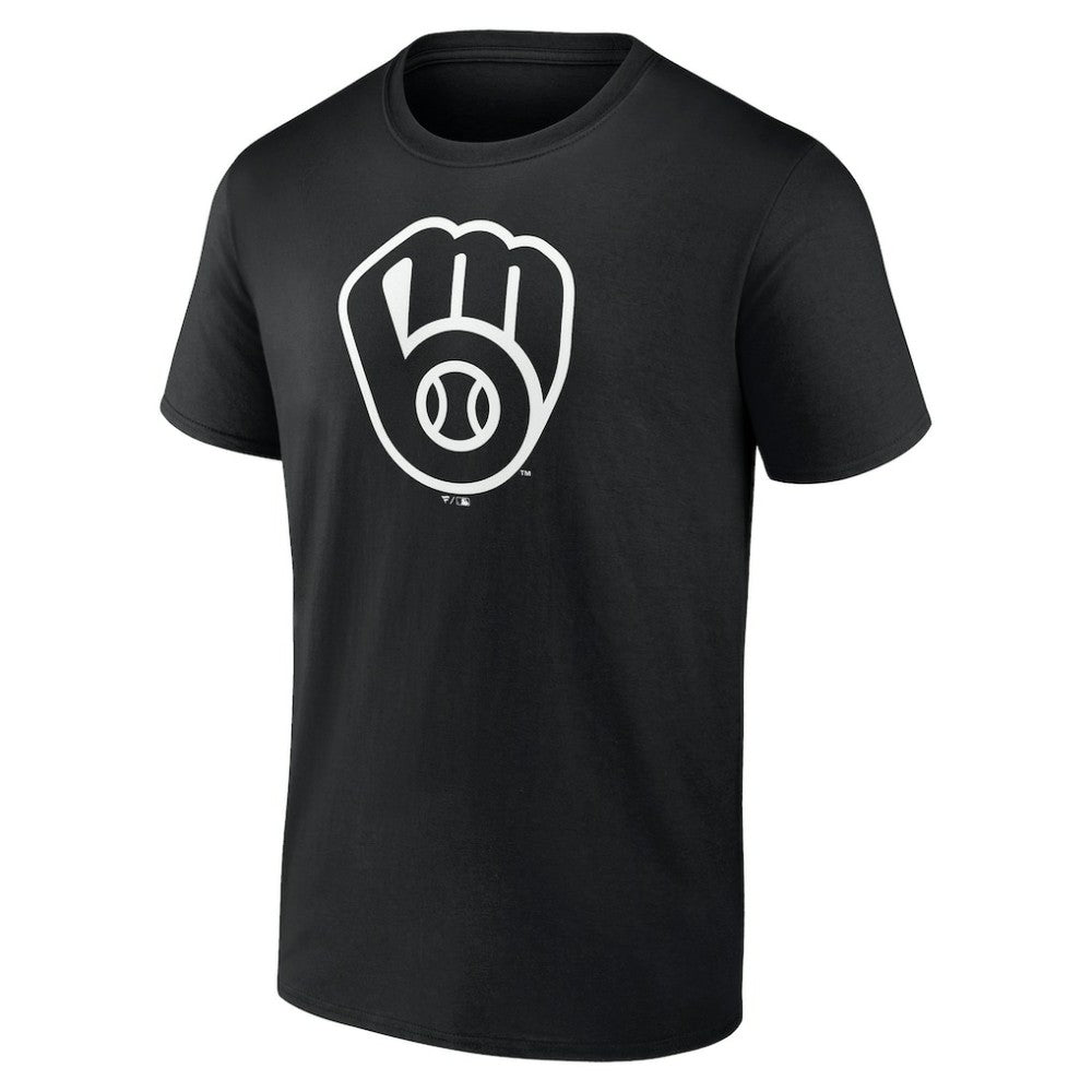 Milwaukee Brewers Monochrome Personalized Name & Number T-Shirt - MLB