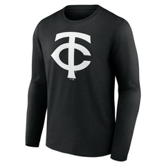 Minnesota Twins Monochrome Personalized Name & Number Long Sleeve T-Shirt - MLB