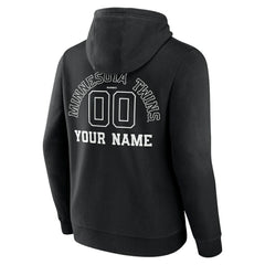 Minnesota Twins Monochrome Personalized Name & Number Pullover Hoodie - MLB