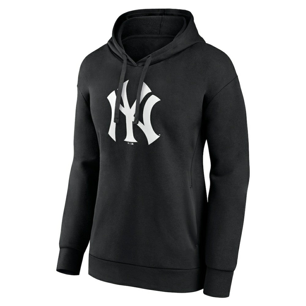 New York Yankees Women's Monochrome Personalized Name & Number Pullover Hoodie - MLB