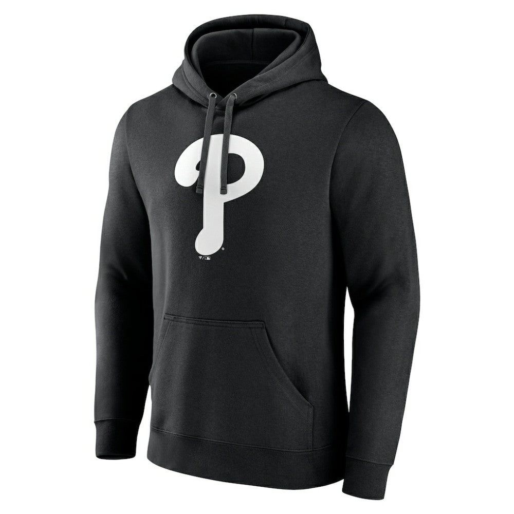 Philadelphia Phillies Monochrome Personalized Name & Number Pullover Hoodie - MLB
