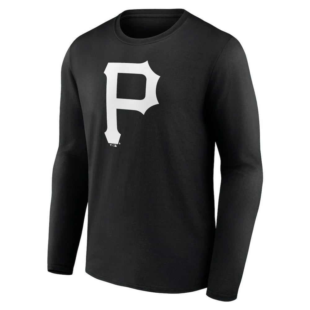 Pittsburgh Pirates Monochrome Personalized Name & Number Long Sleeve T-Shirt - MLB