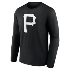 Pittsburgh Pirates Monochrome Personalized Name & Number Long Sleeve T-Shirt - MLB