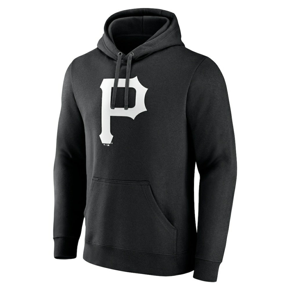Pittsburgh Pirates Monochrome Personalized Name & Number Pullover Hoodie - MLB