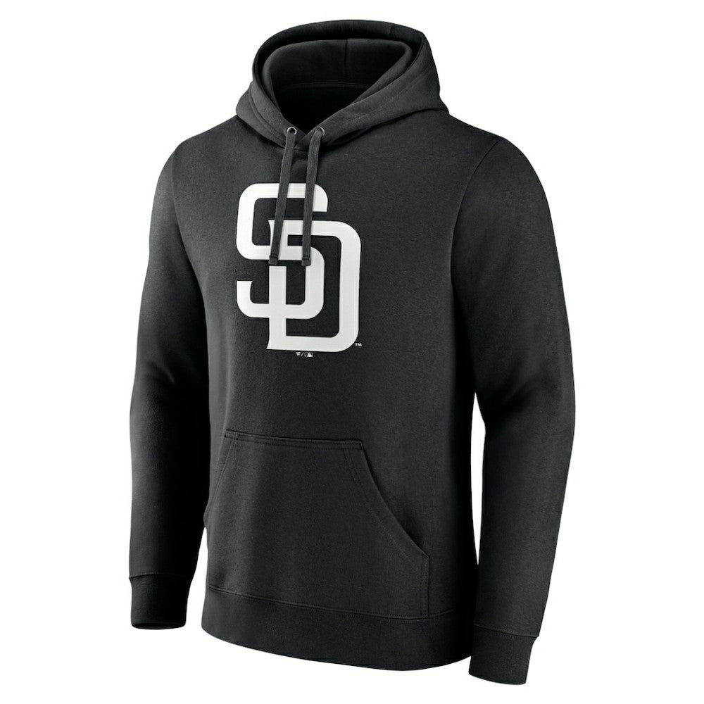 San Diego Padres Monochrome Personalized Name & Number Pullover Hoodie - MLB