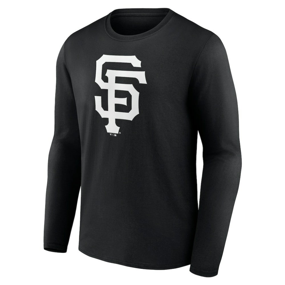 San Francisco Giants Monochrome Personalized Name & Number Long Sleeve T-Shirt - MLB