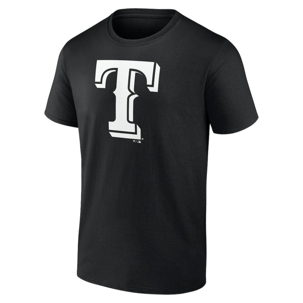 Texas Rangers Monochrome Personalized Name & Number T-Shirt - MLB