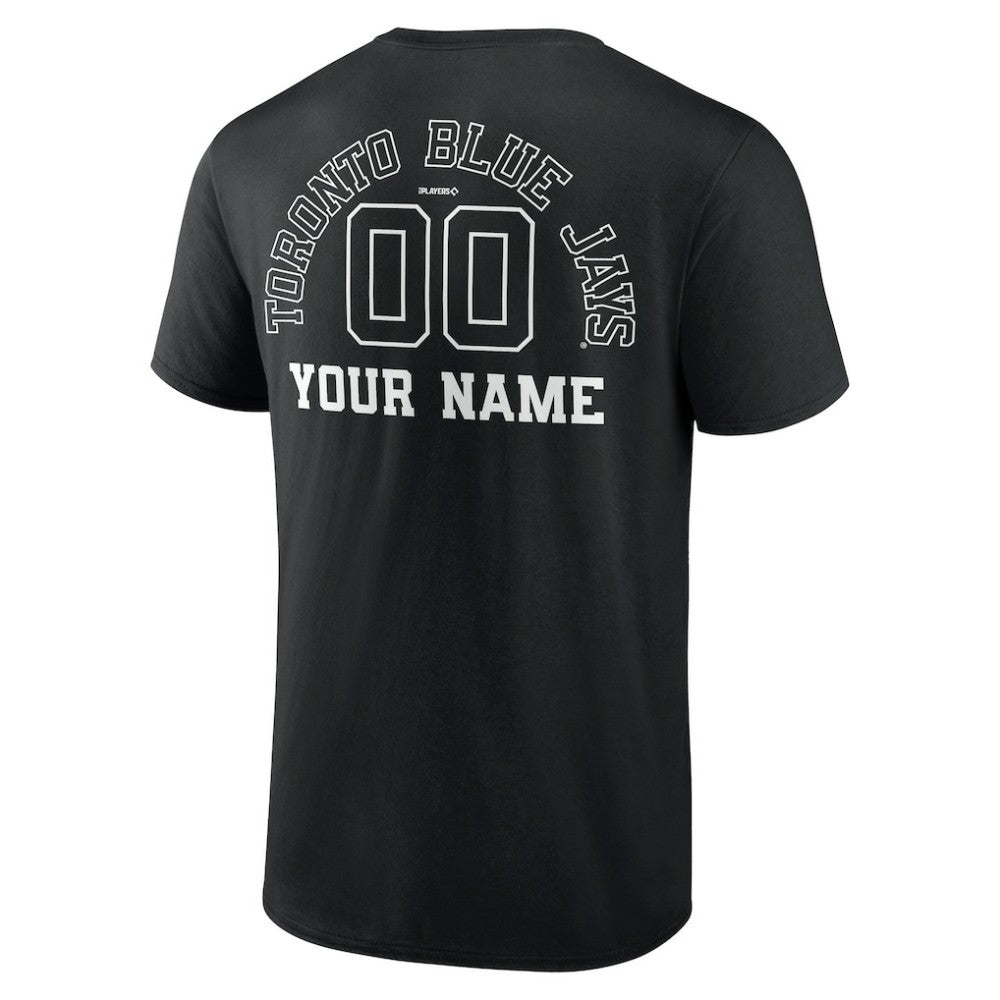 Toronto Blue Jays Monochrome Personalized Name & Number T-Shirt - MLB