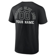 Toronto Blue Jays Monochrome Personalized Name & Number T-Shirt - MLB