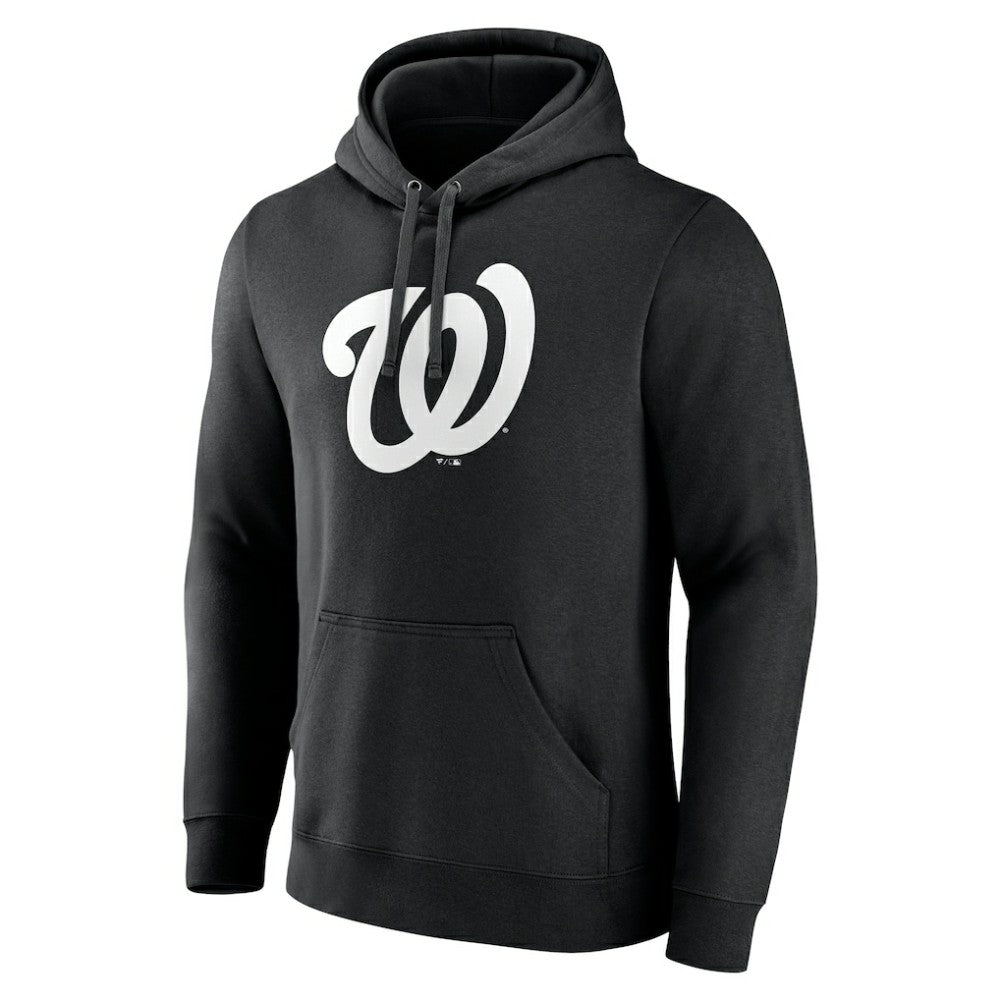 Washington Nationals Monochrome Personalized Name & Number Pullover Hoodie - MLB