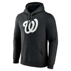 Washington Nationals Monochrome Personalized Name & Number Pullover Hoodie - MLB