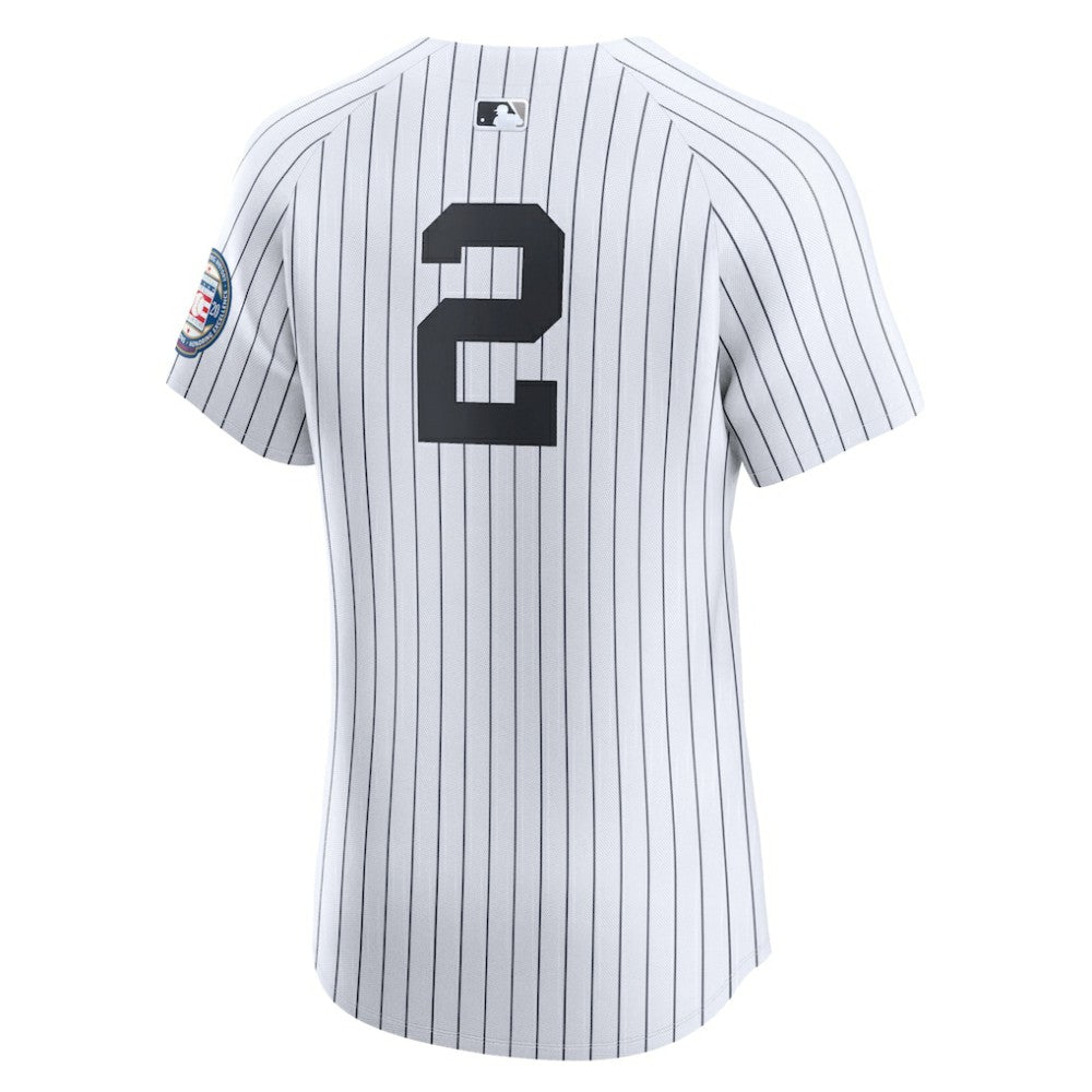 Derek Jeter New York Yankees Nike Home 2020 Hall of Fame Induction Patch Elite Player Jersey - MLB