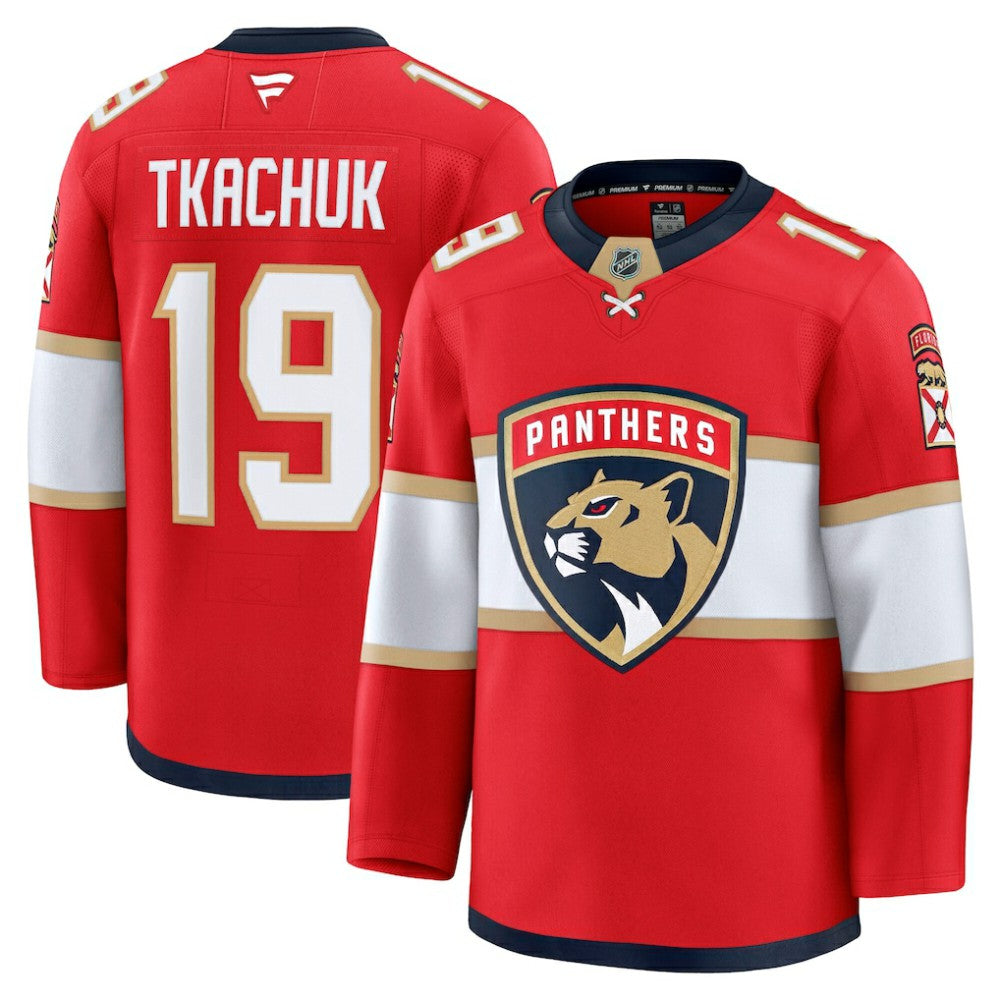 Matthew Tkachuk Florida Panthers Fanatics Home Premium Jersey - Red - NHL