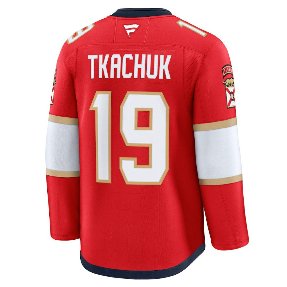 Matthew Tkachuk Florida Panthers Fanatics Home Premium Jersey - Red - NHL