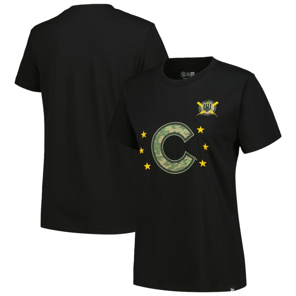 Chicago Cubs New Era Women's Armed Forces Day T-Shirt - MLB