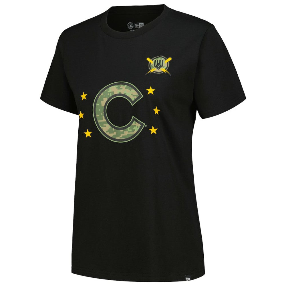 Chicago Cubs New Era Women's Armed Forces Day T-Shirt - MLB