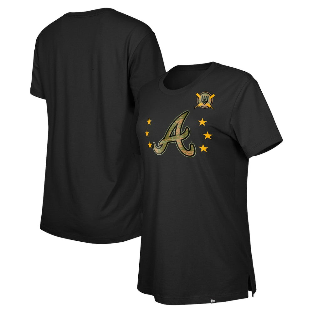 Atlanta Braves New Era Women's Armed Forces Day T-Shirt - MLB