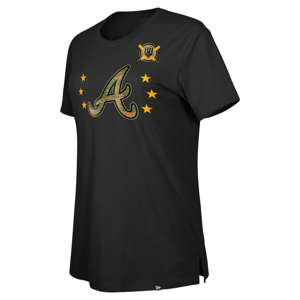 Atlanta Braves New Era Women's Armed Forces Day T-Shirt - MLB
