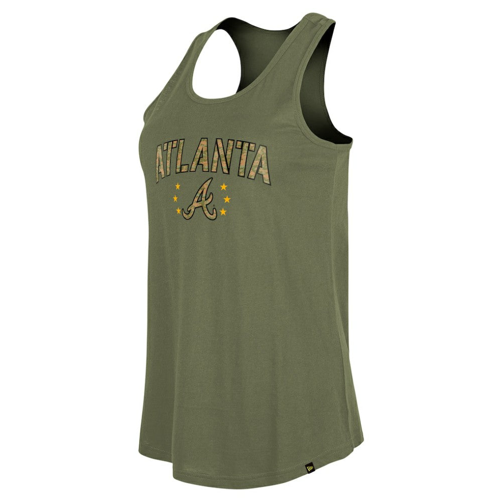 Atlanta Braves New Era Women's Armed Forces Day Tank Top - MLB