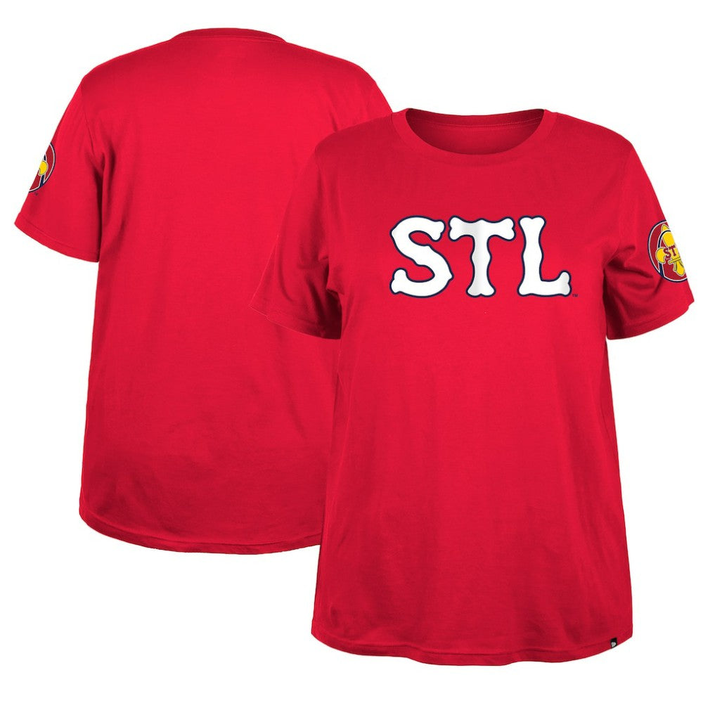 St. Louis Cardinals New Era Women's 2024 City Connect Plus Size T-Shirt - MLB