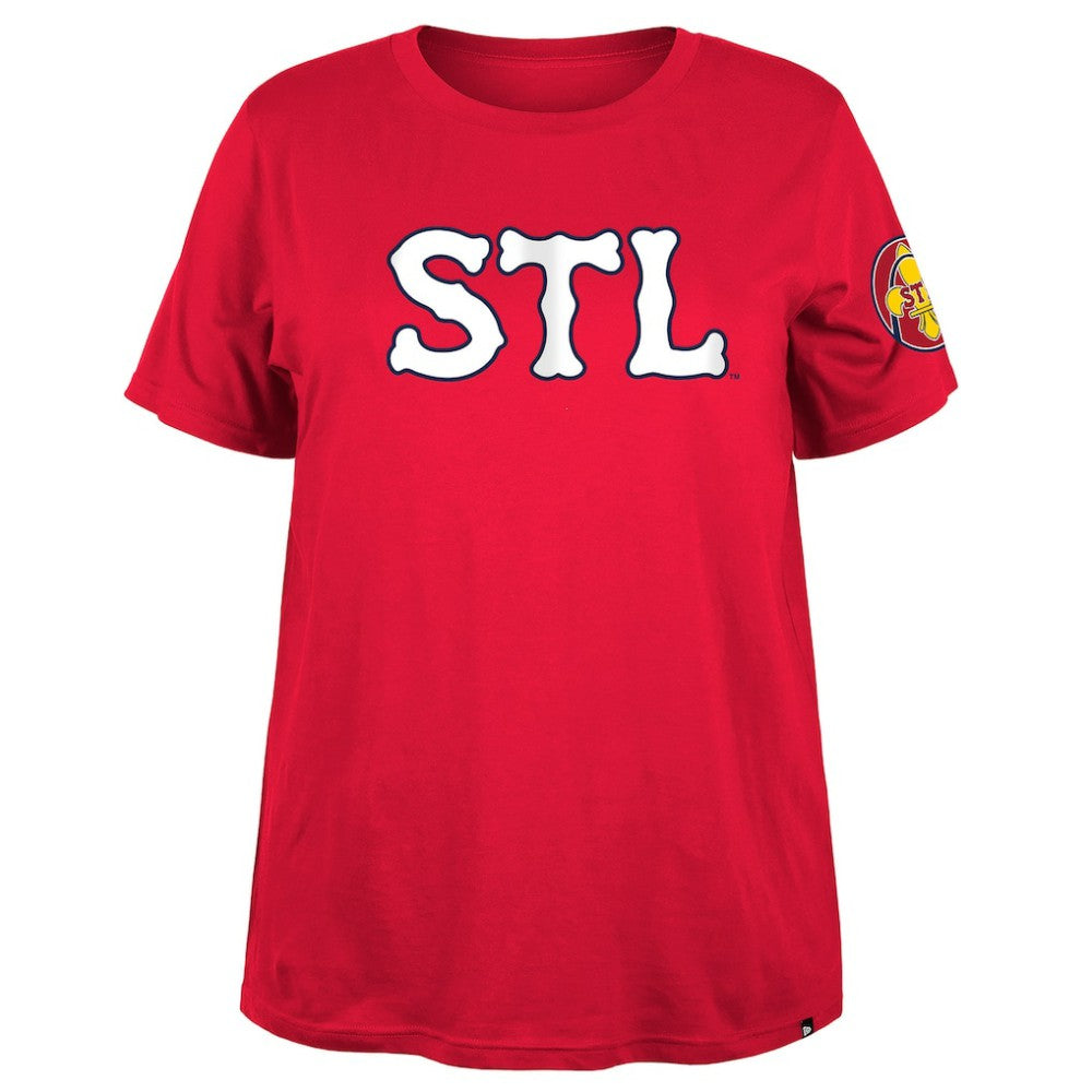 St. Louis Cardinals New Era Women's 2024 City Connect Plus Size T-Shirt - MLB