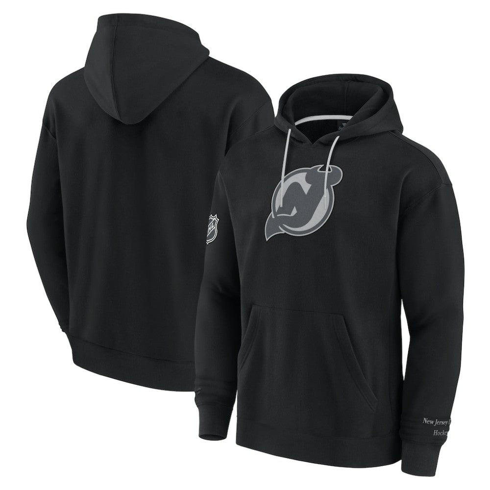 New Jersey Devils Fanatics Elements Pace Pullover Hoodie - Black - NHL