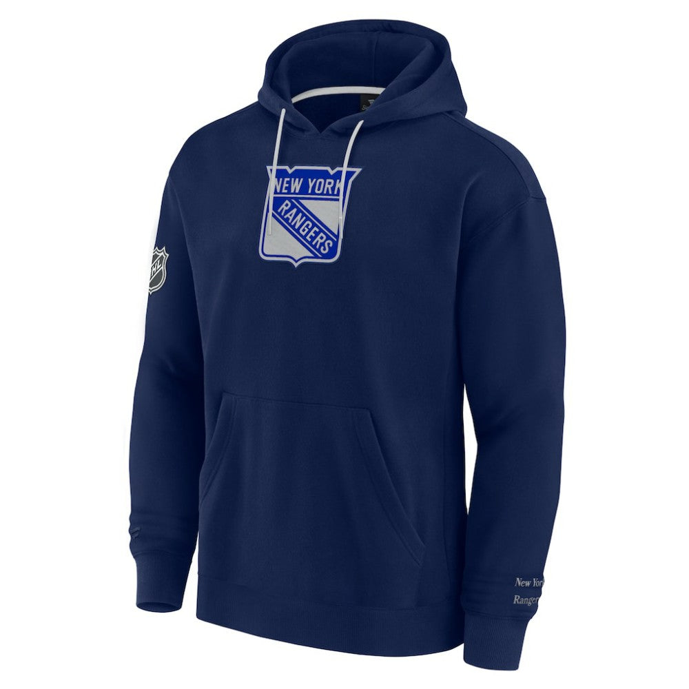 New York Rangers Fanatics Elements Pace Pullover Hoodie - Blue - NHL