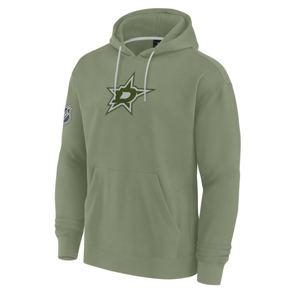 Dallas Stars Fanatics Elements Pace Pullover Hoodie - Olive - NHL