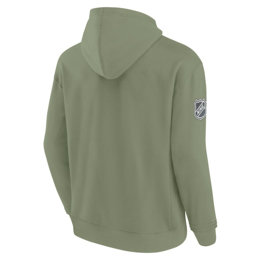 Dallas Stars Fanatics Elements Pace Pullover Hoodie - Olive - NHL