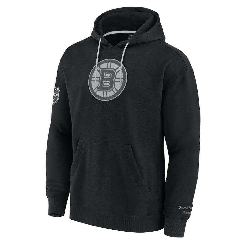 Boston Bruins Fanatics Elements Pace Pullover Hoodie - Black - NHL