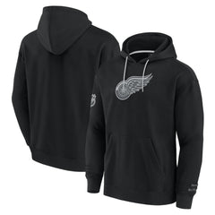 Detroit Red Wings Fanatics Elements Pace Pullover Hoodie - Black - NHL
