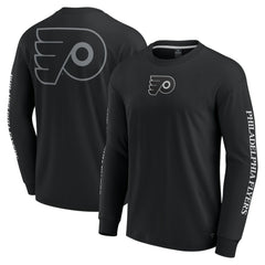 Philadelphia Flyers Fanatics Elements Strive Long Sleeve T-Shirt - Black - NHL
