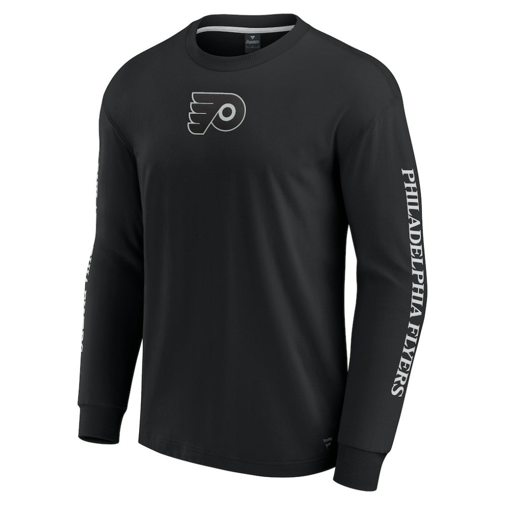 Philadelphia Flyers Fanatics Elements Strive Long Sleeve T-Shirt - Black - NHL